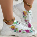 Tênis Feminino FloralMov Leve e Confortável